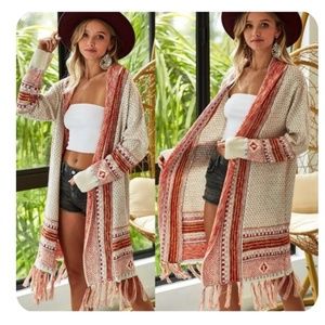 Aztec Cardigan Sweater